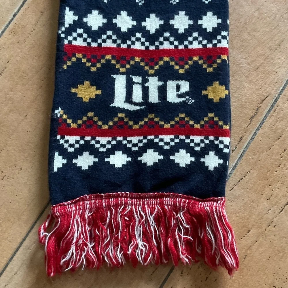 Miller Lite Unisex Oblong Christmas Scarf
